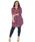 Plus Piper Stretchy Plaid Tunic