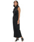 Women's Tie-Waist Velvet Sleeveless Jumpsuit