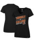 Women's Black Cincinnati Bengals Team Regional Ultra Rival V-Neck T-shirt