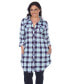 Plus Piper Stretchy Plaid Tunic