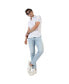 Men's White Printed Regular Fit Casual Shirt