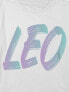 Kids Leo Zodiac Graphic Boxy Crop Tee