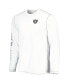 Men's White Las Vegas Raiders Laces Out Billboard Long Sleeve T-shirt