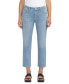 Women's Ruby Mid Rise Straight Cropped Jeans