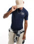 Vans truckin company t-shirt with back print in navy