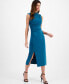 Women's Sleeveless Ruched Bodycon Dress