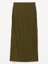 Ruched Maxi Skirt