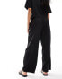 JDY straight leg trouser co-ord in black