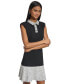 Women's Contrast-Trim A-Line Dress