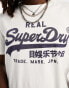 Superdry vintage logo t-shirt in white