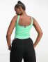 Nike Dance panelled bodysuit in spring green