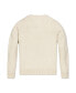 Men's Organic Cotton Long Sleeve Henley Sweater with Rib Knit Details