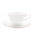 Amelie Roseate Rim Cup Saucer