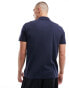 HUGO Deresom241 polo shirt in navy