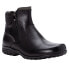 Propet Darley Zippered Womens Black Casual Boots WFV055LBLK