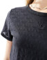 adidas Originals mesh t-shirt in black