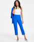 Women's High Rise Tapered Cropped Pants, Created for Macy's