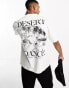 Pull&Bear printed t-shirt in white