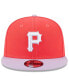 Men's Red, Purple Pittsburgh Pirates Spring Basic Two-Tone 9FIFTY Snapback Hat