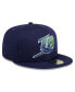 Men's Navy Tampa Bay Rays 2024 Batting Practice 59FIFTY Fitted Hat