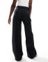 Levi's pleated wide leg twill trouser in black