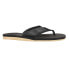 London Fog Tyrone Flip Flops Mens Black Casual Sandals CL30379M-B