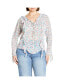 Plus Size Lidia Print Top