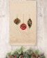 Christmas Ornaments Embroidered 100% Turkish Cotton 2-Pc. Hand Towel Set