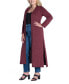 Plus Size Long Duster Open Front Knit Cardigan Sweater