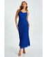 Women's Chiffon Diamante Cowl Maxi Dress