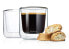 Doppelwandiges Glas Nero 2er Set