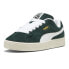 Puma Suede Xl Hairy Lace Up Mens Green Sneakers Casual Shoes 39724102