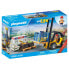 PLAYMOBIL Forklift Truck With Cargo Construction Game