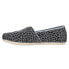 TOMS Alpargata Slip On Womens Black, Blue Flats Casual 10015678T