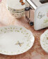 Butterfly Meadow Floral 4 Piece Dinner Plate Set, Service for 4