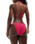 Brave Soul brazilian bikini bottoms in bright pink