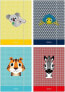 Herlitz Teczka A4 rysunkowa z gumką Cute Animals