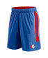 Men's Royal Philadelphia 76ers Game Winner Defender Shorts