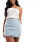 New Look denim wrap skort