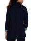 Women's Denim Knit Boyfriend Blazer