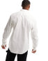 New Look long sleeve poplin shirt in white