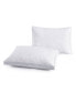 2 Pack Medium Density Goose Feather Gusset Pillows, Standard