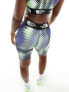 The North Face Training Aracar high waist legging shorts in green dot print Exclusive at ASOS