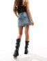 New Look micro denim skirt