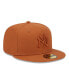 Men's Brown New York Yankees Spring Color 59FIFTY Fitted Hat