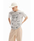 Men's Embroidered illustration T-shirt