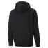 Puma Classics Metallic Logo Pullover Hoodie Mens Black Casual Outerwear 53703501