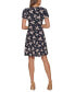 Women's Printed Fit & Flare Dress