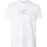 CALVIN KLEIN Mixed Print Stencil Logo short sleeve T-shirt