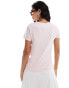 Levi's perfect small batwing logo t-shirt in pink